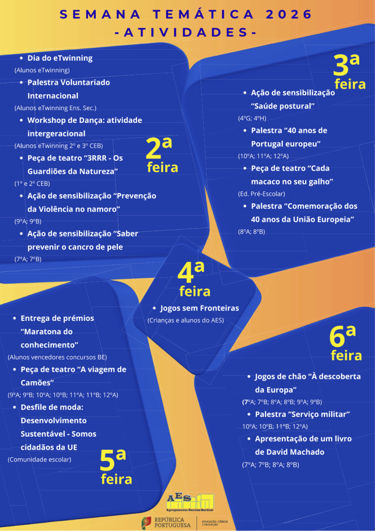 Semana temática - atividades