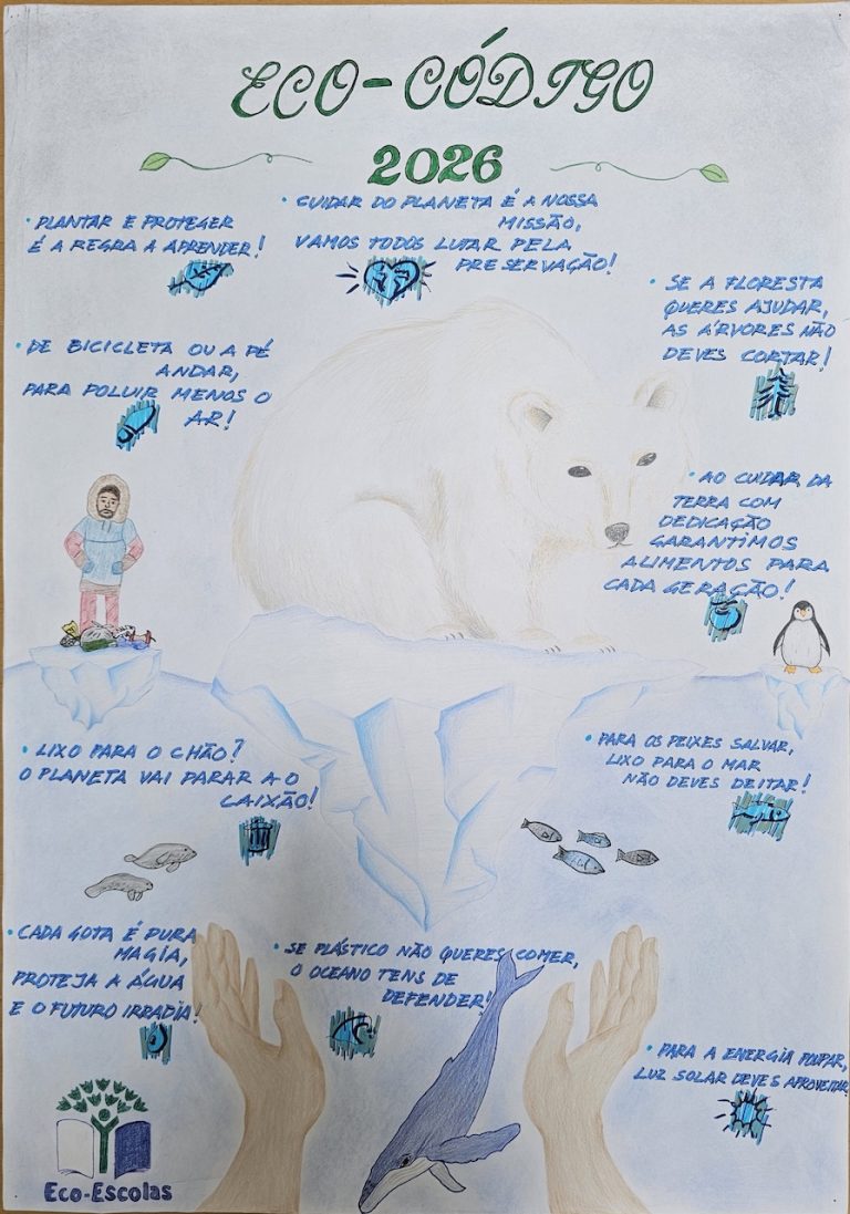 Póster Eco-Código 2026 - Escola Básica e Secundária Dra